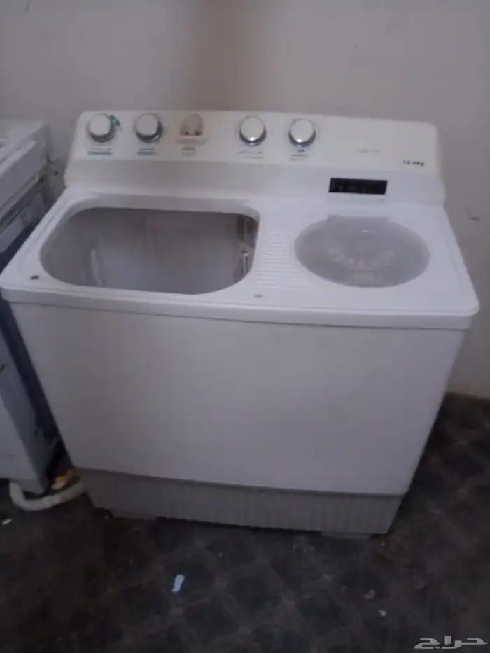 غساله عوضين 12 كيلوا شقال تنشايف وغسيل البيع سمح 1