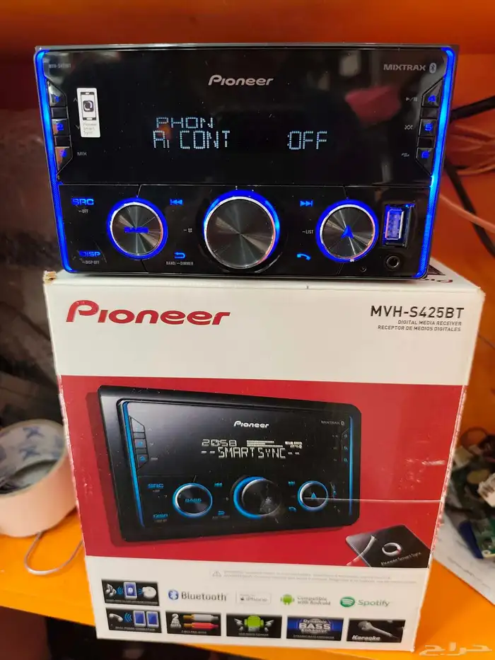 مسجل تايوتا باينير بلتوث الصوت 63 8