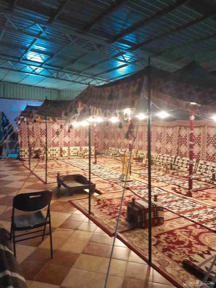 تاجير خيام وبيوت شعر وطاولات وكراسي 4