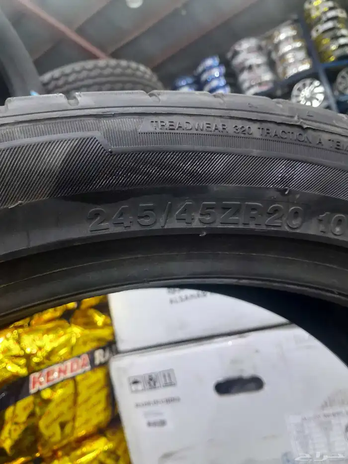 يتوفر لدينا كفرات مليفر مقاس 20 45 245 0