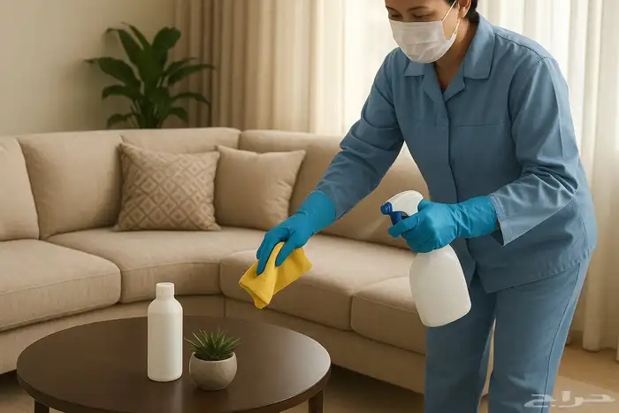 شركة تنظيف وغسيل سجاد كنب شقق فلل مساجد خزان مكيفات افران 7