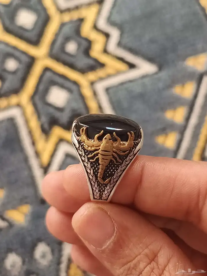 خواتم عقيق يماني بفضه عيار 925 11