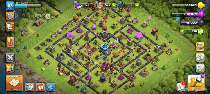 حساب كلاش تاون 13 2