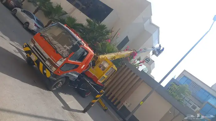 رافعة ونش و كرين سبعة وسطحه ثلاثه طن ايجار يوميات مشاوير 2