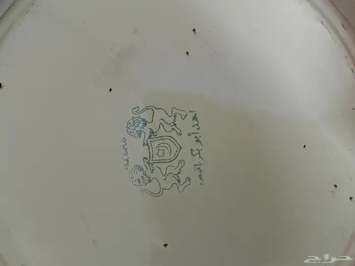 صحون غضار قديمه 6