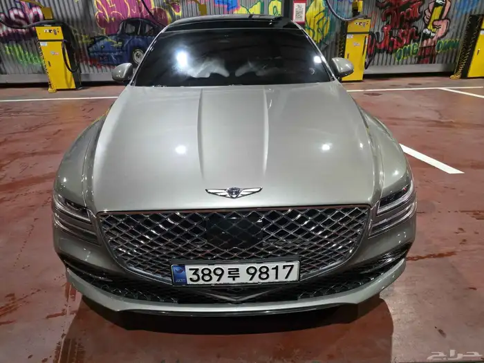 جينيسيس G80 ديزل 2021 فل مشحونه بالباخرة الان جايه من كوريا 1