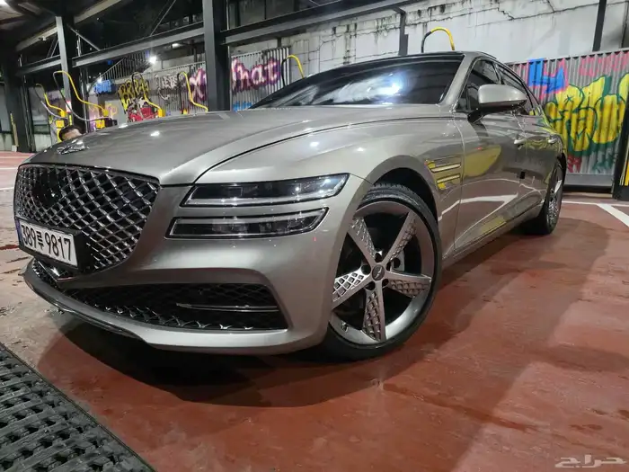 جينيسيس G80 ديزل 2021 فل مشحونه بالباخرة الان جايه من كوريا 5