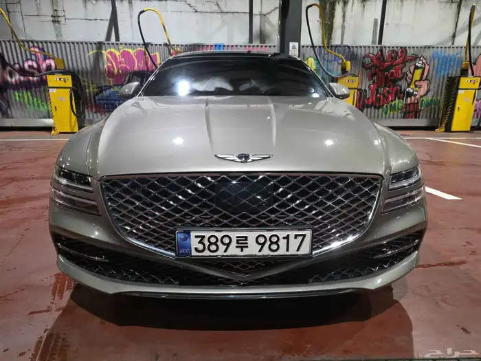 جينيسيس G80 ديزل 2021 فل مشحونه بالباخرة الان جايه من كوريا 3