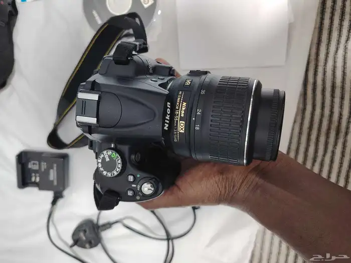 كاميرا نيكون 5000d نظيفه شبه جديده 3