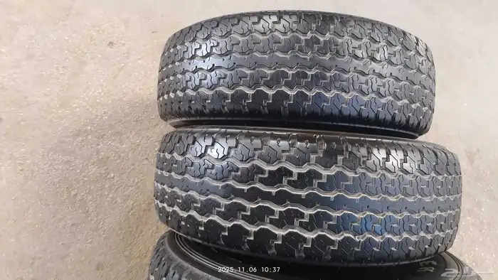 كفرات دنلوب بن زقر 275 70 16تاريخ 2021 6