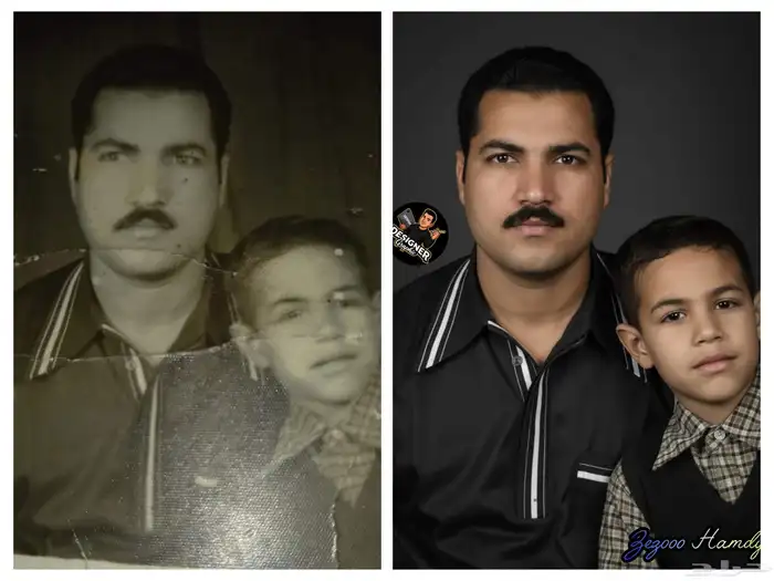 هل لديك صورة قديمة تحتاج إلى تجديد فقط تواصل معانا 6