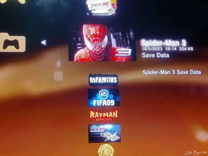 سوني 3 بحالة ممتازة مع شريطين 2