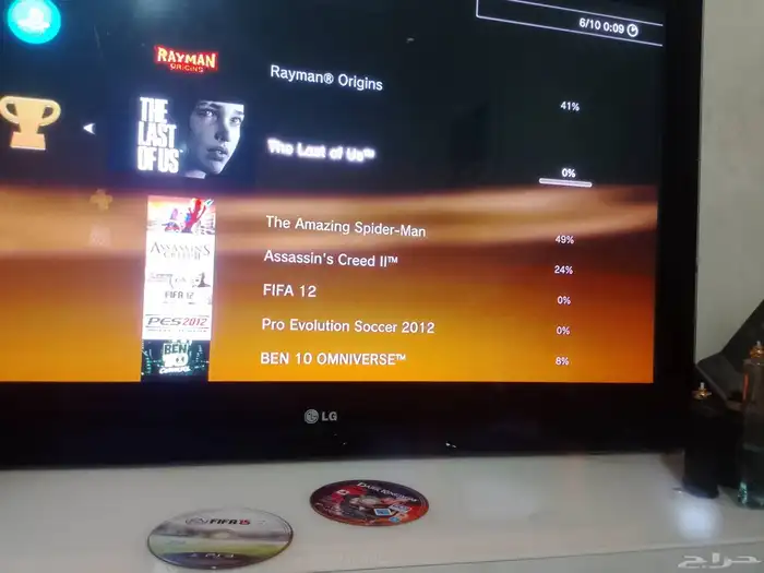 سوني 3 بحالة ممتازة مع شريطين 4