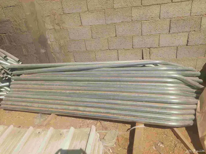 مواسير مجلفن 2 بوصة 2 متر ونص وفي 3 متر 1