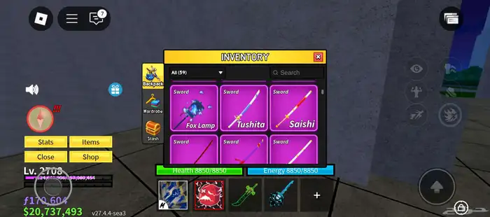 حساب لعبة بلوكس فروت 3