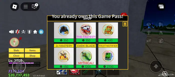 حساب لعبة بلوكس فروت 21