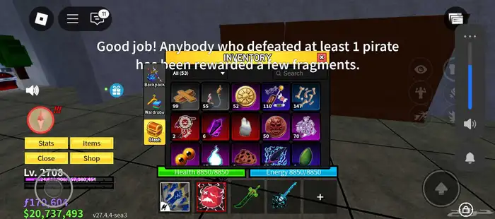 حساب لعبة بلوكس فروت 24