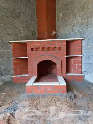 بيوت شعر مشب نار مشب رخام قرميد جمالون تلبيس قماش 6