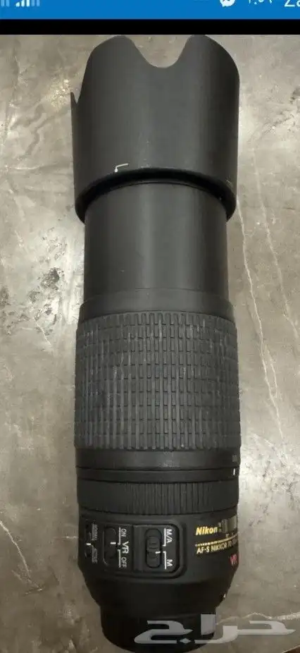 عدسة نيكون 70-300 مع مانع اهتزاز 1