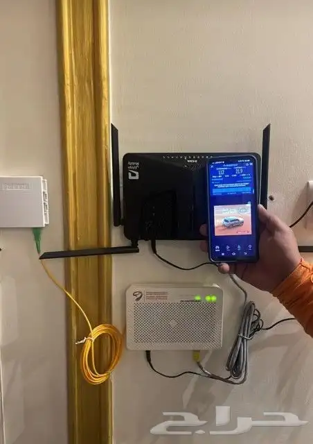 الياف بصرية مندوب موبايلي زين سلام stc انترنت مفتوح تركيب 7