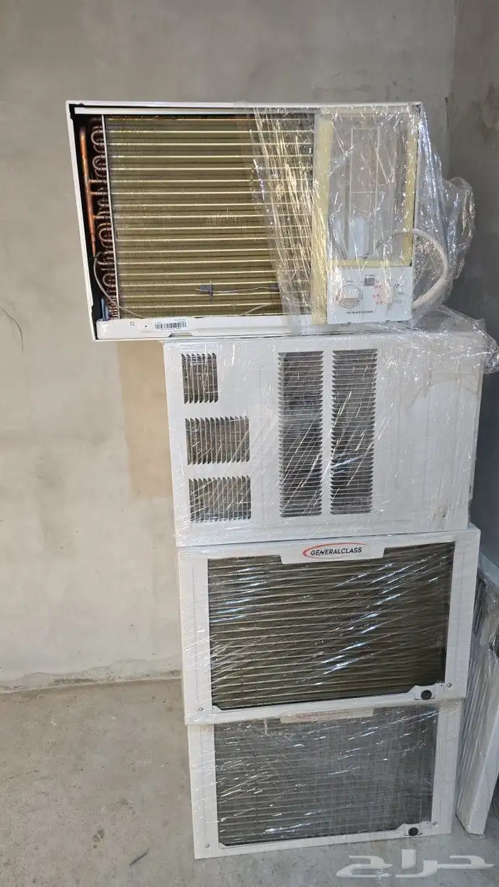 اربعة مكيفات جديد جنرال كلاس حار بارد 2