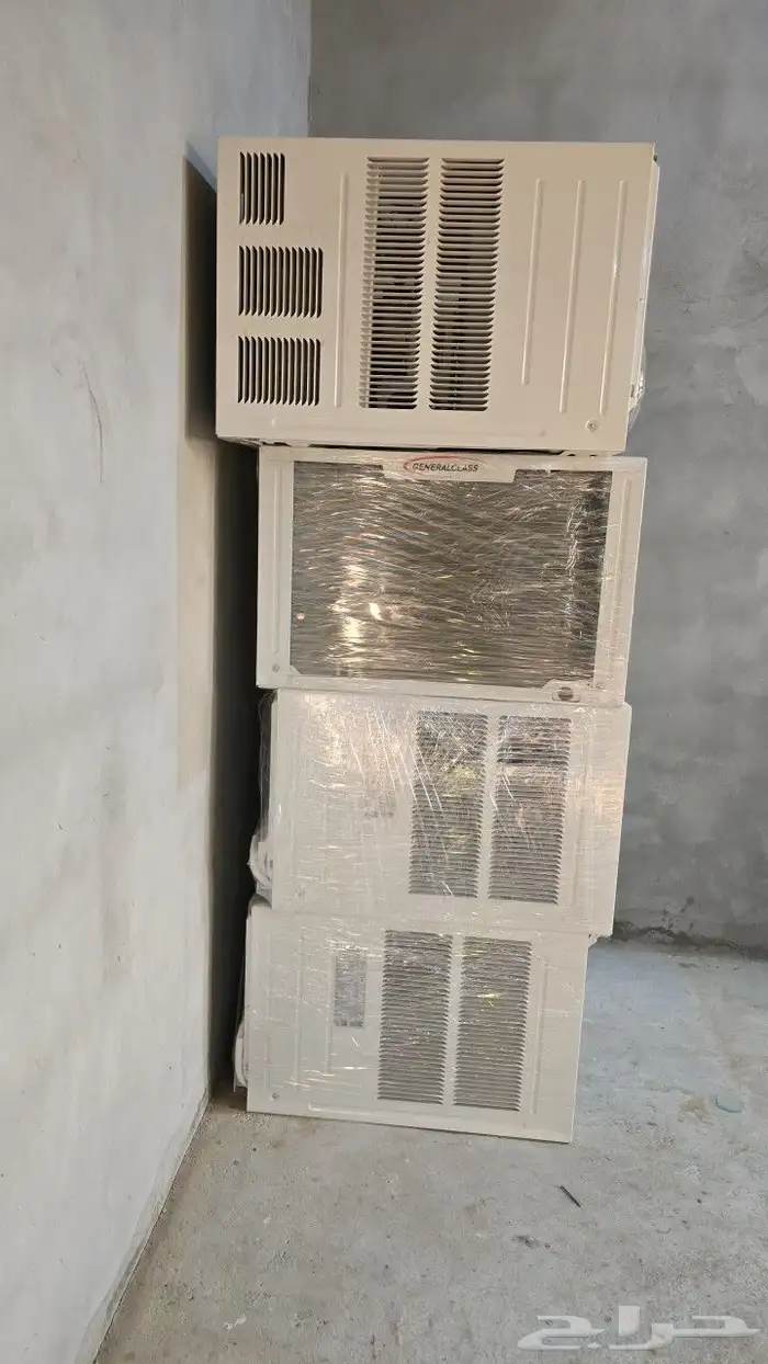 اربعة مكيفات جديد جنرال كلاس حار بارد 0