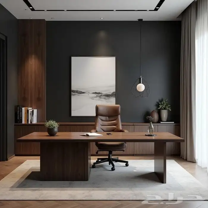 تصميم وتنفيذ مكاتب و ورك استيشن 9