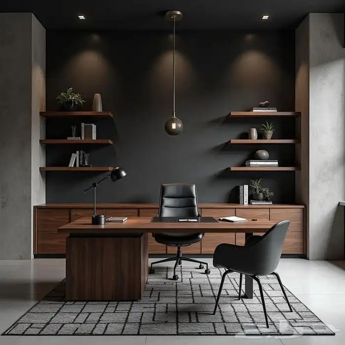 تصميم وتنفيذ مكاتب و ورك استيشن 4