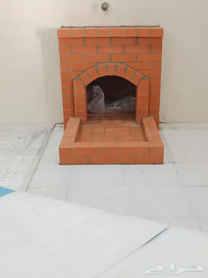 بيوت شعر مشب نار مشب رخام قرميد جمالون تلبيس قماش 2