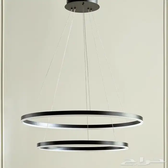 نجف ليد اضاءه ثلاث الوان مع ريموت تحكم 0