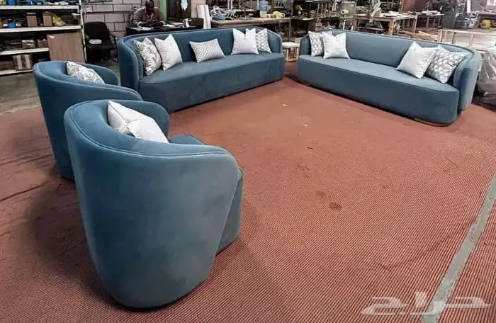 كنب جاهز وتفصيل بسعار مخفضه تفصيل حسب طلبك والمقاس والون 4