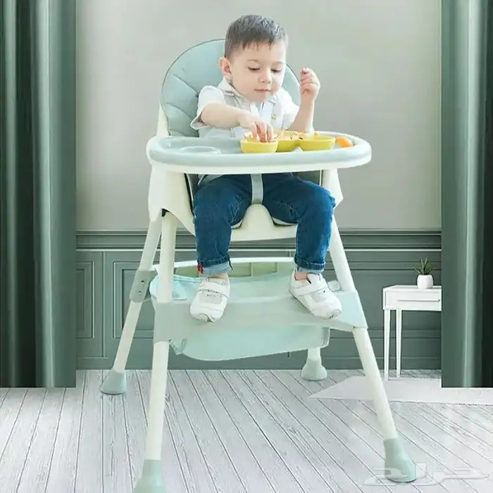 كرسي طعام للاطفال الون وردي 6