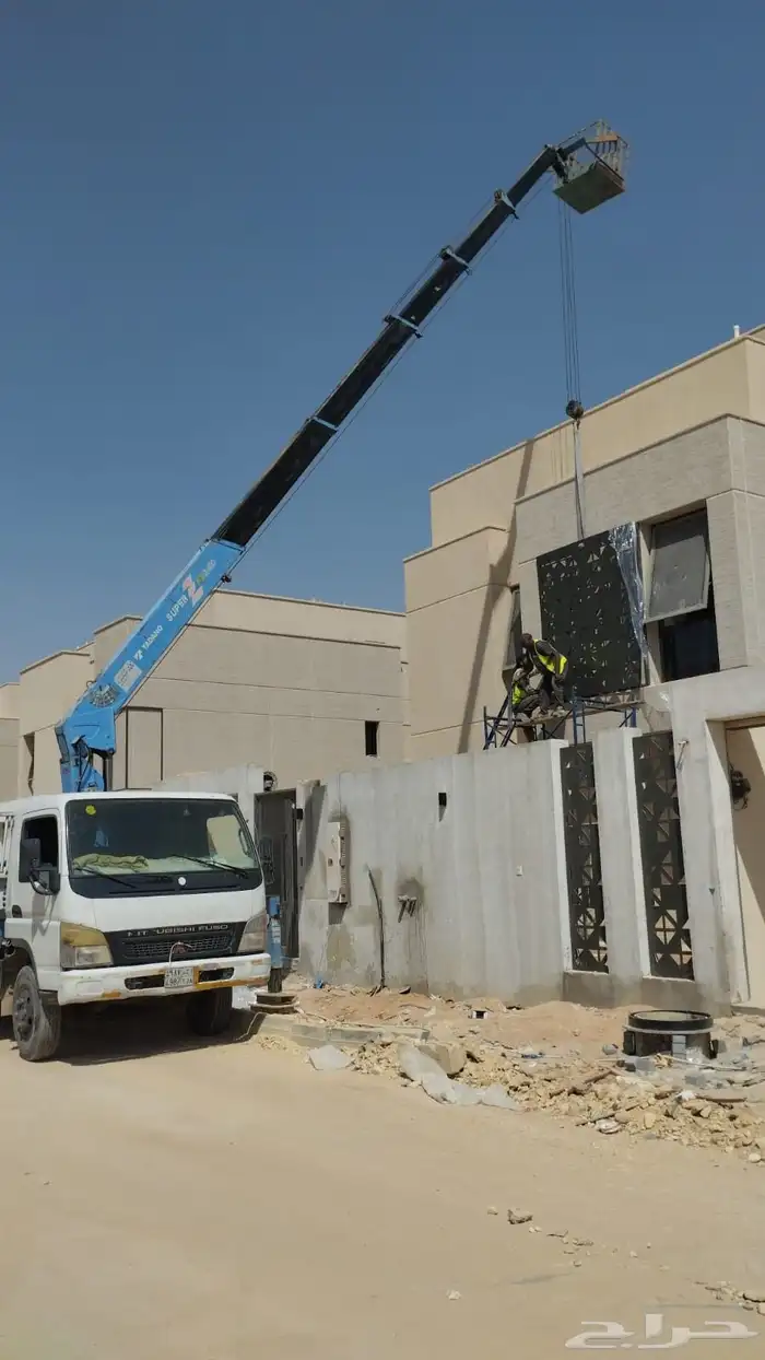 رافعة ونش و كرين سبعة وسطحه ثلاثه طن ايجار يوميات مشاوير 1