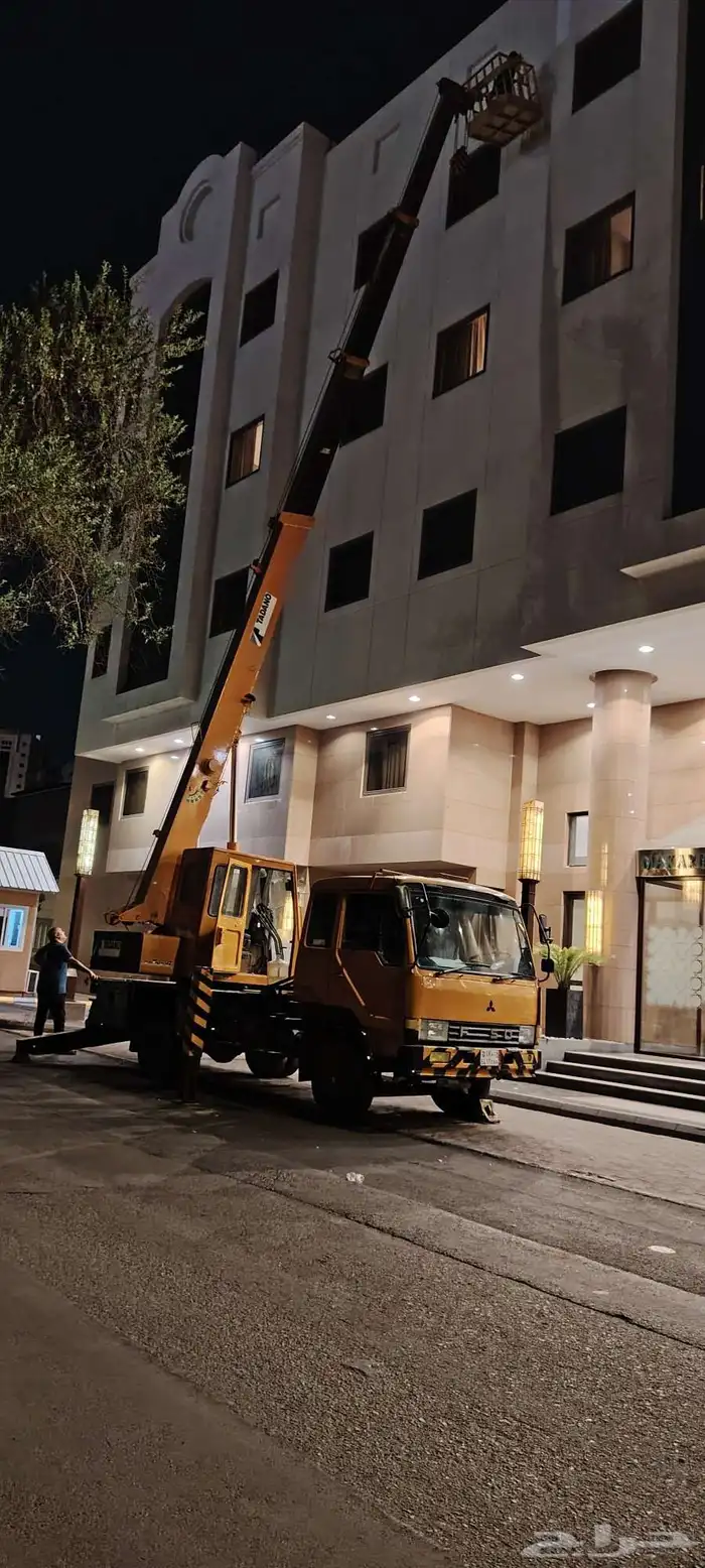 رافعة ونش كرين صندوق سله ورفع الأشياء مواقع مكه المكرمه 2