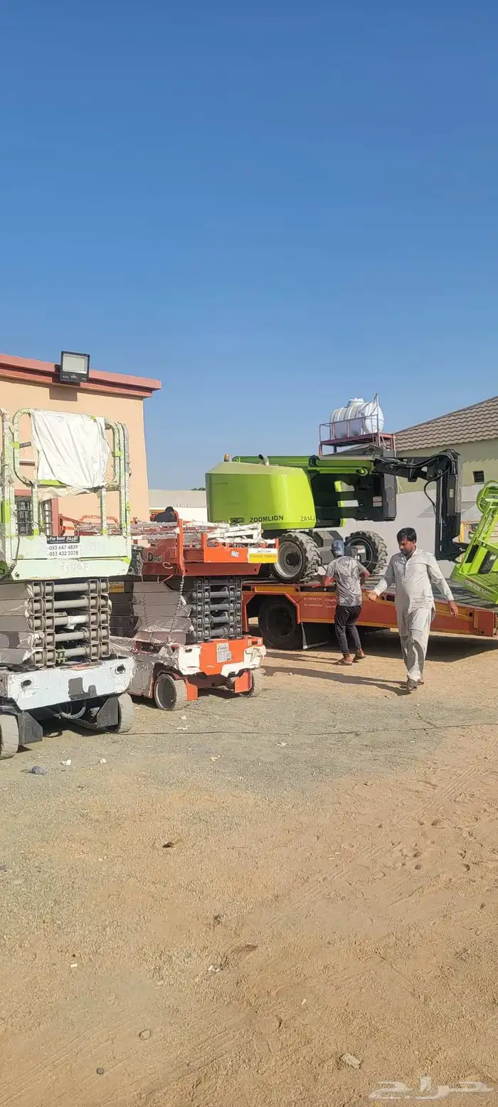 سيزرلفت للايجار مانلفت للايجار 16متر كهرباء وديزل 0