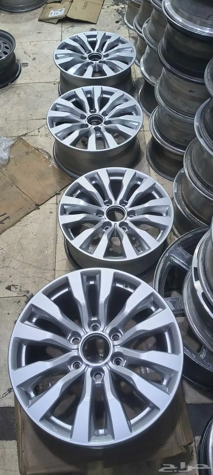 جنوط نيسان بلاتينيوم2015 مقاس 18اصلي وكاله مقاس مرشوش فرن 0