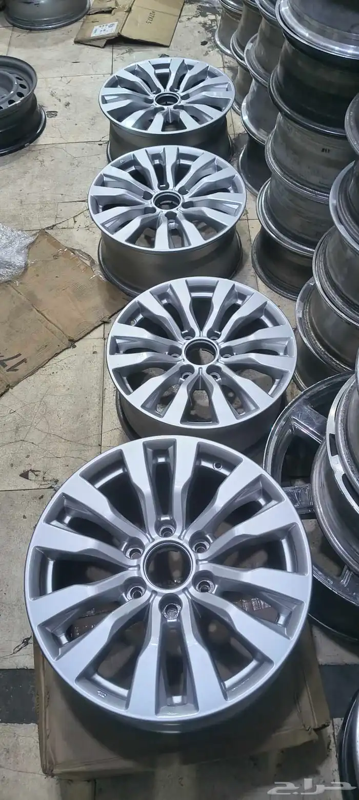 جنوط نيسان بلاتينيوم2015 مقاس 18اصلي وكاله مقاس مرشوش فرن 1