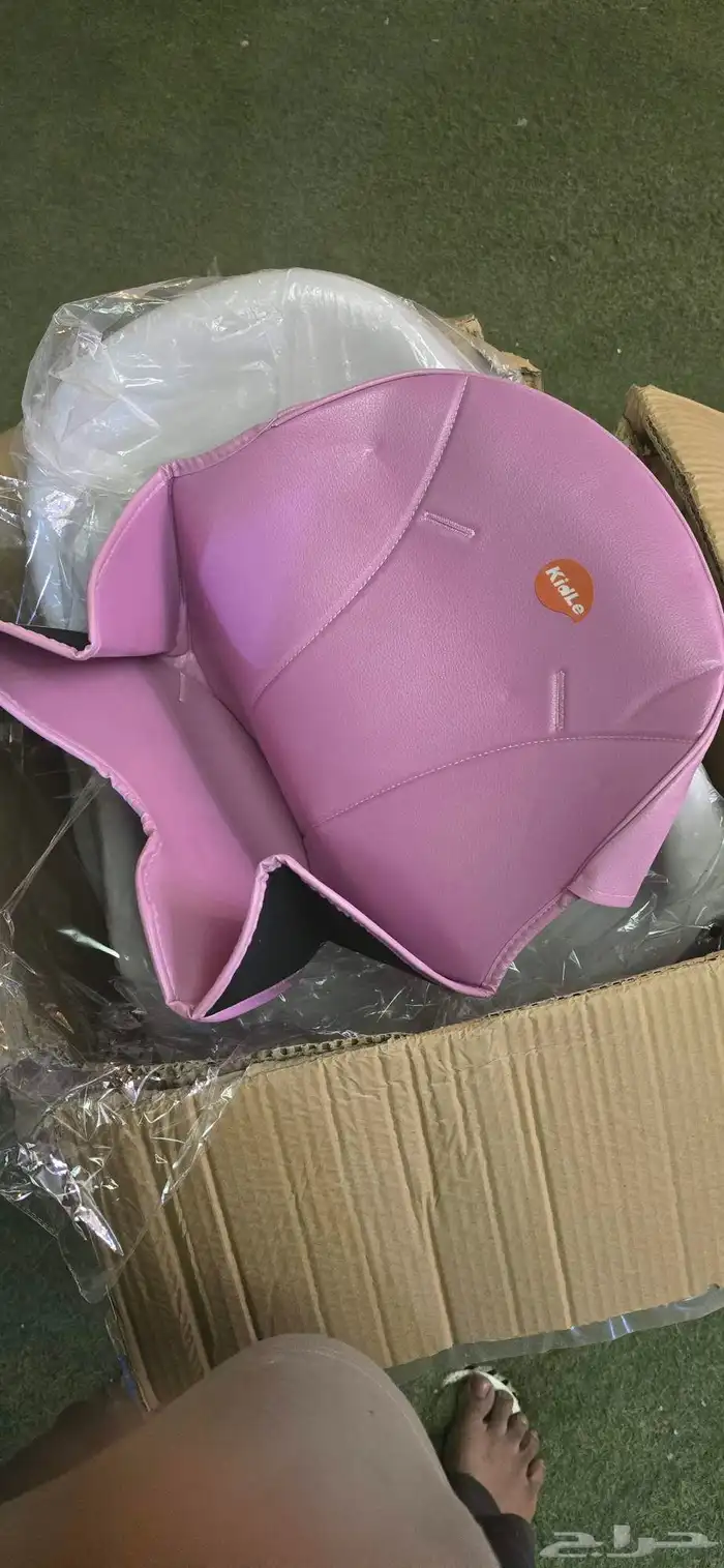 كرسي طعام للاطفال الون وردي 1