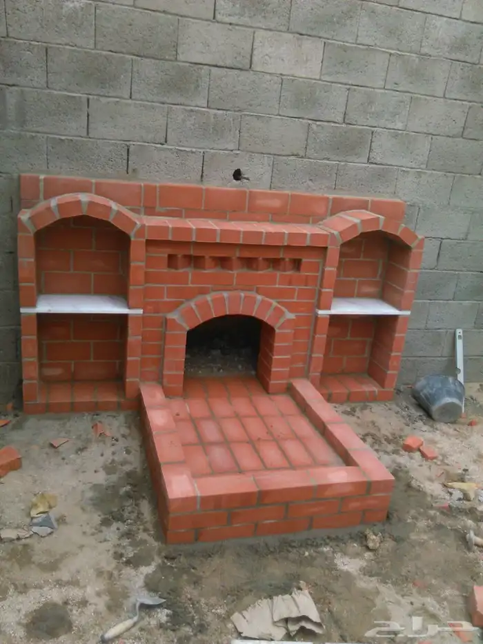 مشب نار هادئة مشب رحام قرميد تلبيس قوماش 1