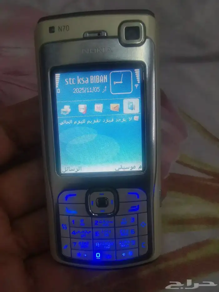 نوكيا N70 فنلندي أصلي بحاله ممتازه 0
