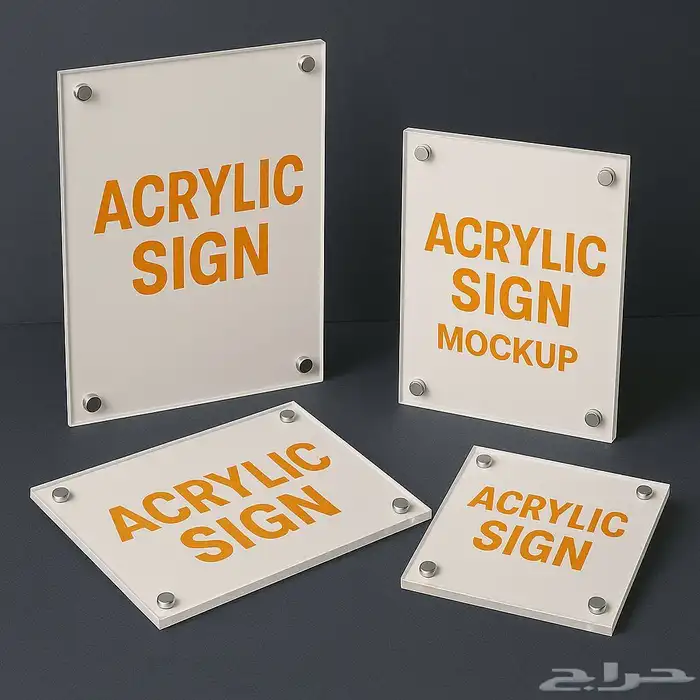 نجهز محلك بالكامل لوحات ستكرات أستاندات دروع تذكارية 1