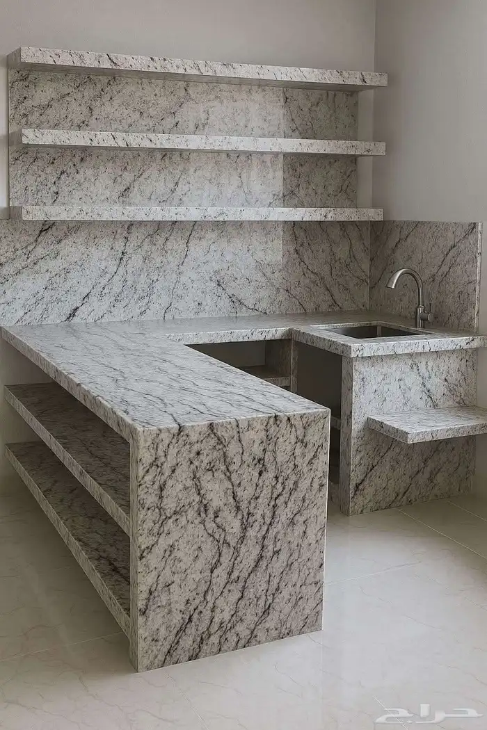 بسم الله والصلاه والسلام على رسول الله   رخام مطابخ جميع ال 18