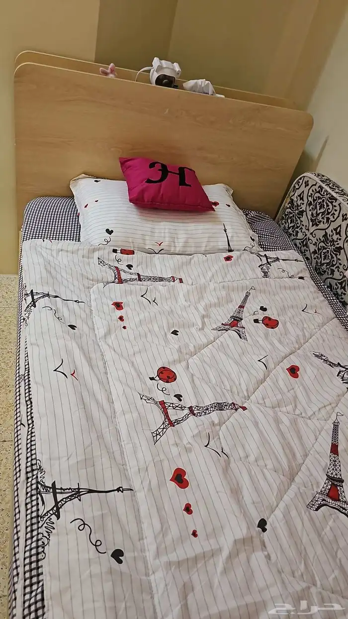 سرير هوم بوكس المتكامل راحة مزدوجة وذكاء التخزين 5