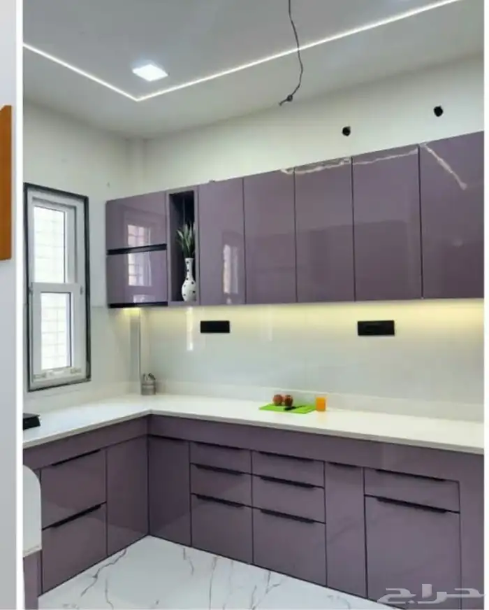 تفصيل مطابخ يوجد لدينا العمل تكمله وصيانه تصليح تغير رخام 7