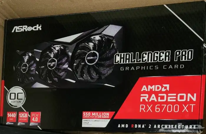 كرت قيمنق RX 6700 XT 12GB 5