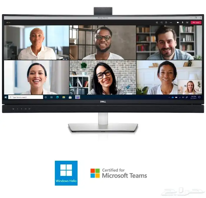 شاشة ديل 34 انش مع كاميرا USB-C 3