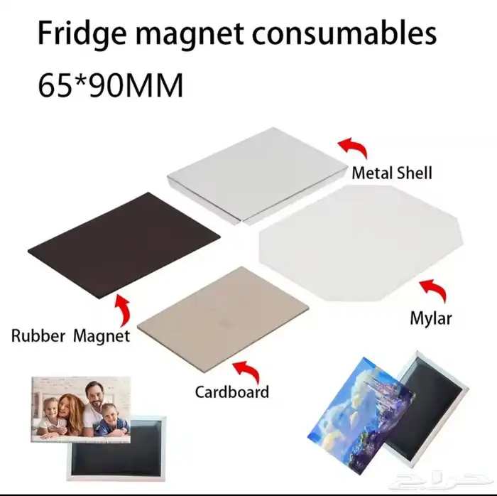 اله مغناطيس الثلاجه مع الملحقات للبيع المستعجل 3