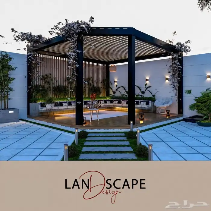 جلسات شتوية جلسات خارجية تنسيق حدائق جلسات زجاجية خارجية جده 1