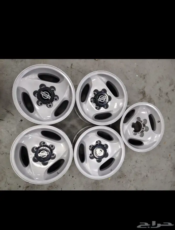 طقم جنوط نيسان سنبوسه مقاس 16 وكاله 4