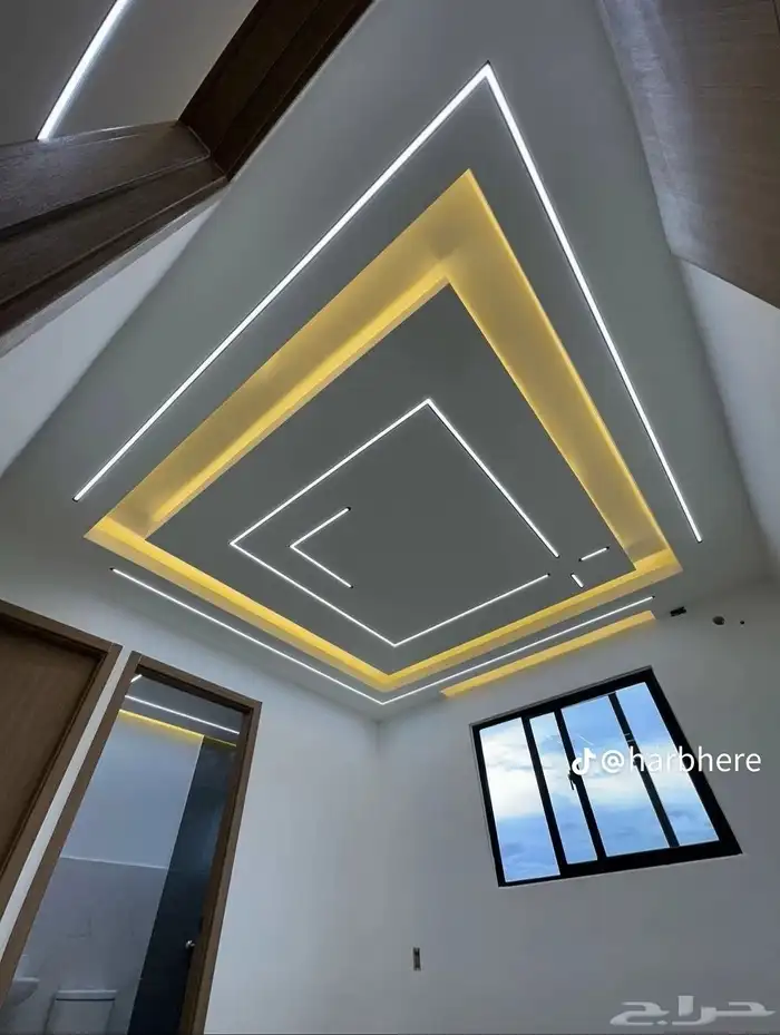 جبس مبورد سقف. قاوطع. شاشات جميع انواع الجبسيه 8